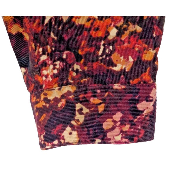 CATHERINES Plus Size Blouse Top 1X 18-20 100% Cotton Fine Gauge Cord EXCELLENT - Picture 8 of 10